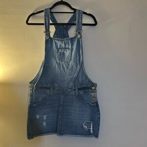 River Island Blue Denim Mini Dress